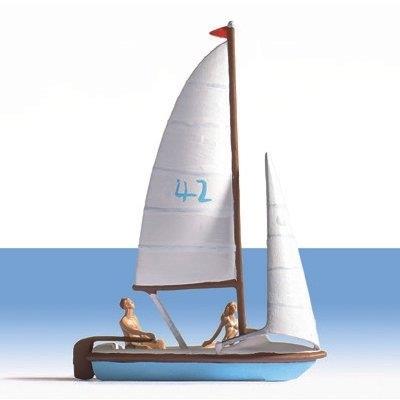 Noch - 16824 - modélisme ferroviaire - bateau à voiles avec figurine - non flottable