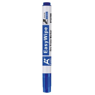 Marqueur Tableau Blanc Effaçable Pointe Ogive 2,5 mm Bleu