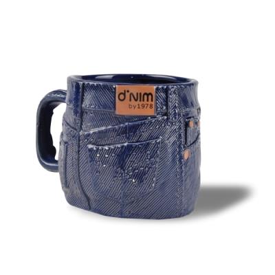 Mug avec un jean denim  tasse mug thermosensible thermo réactif chaleur