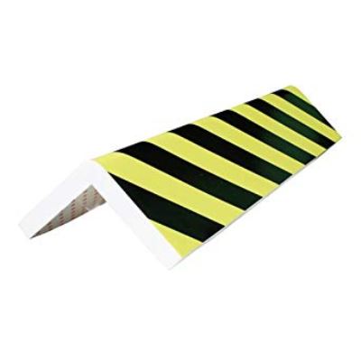 Protection d'angle en mousse Noir/Jaune VISO 75x75x15 H.400 mm - PU4015NJ
