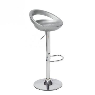 Lot de 2 tabourets de bar MOON gris