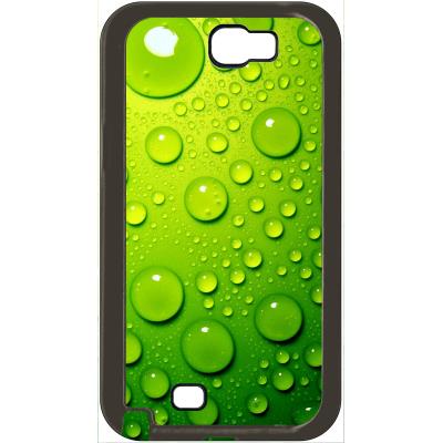 Coque samsung note 2 goutte d eau verte