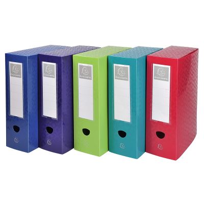 Offix 59820e A4 PP boite de classement à pression – Multicolore (lot de 5)