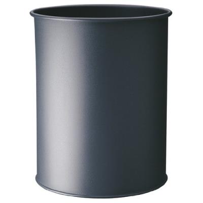 Durable 330123 corbeille à papier métal 15l argent
