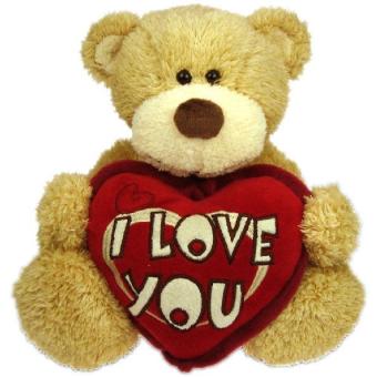 ours en peluche i love you