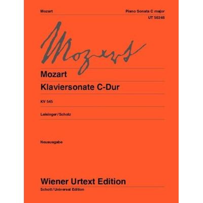 Mozart Wolfgang Amadeus - Sonate facile KV545 en Do Majeur --- Piano