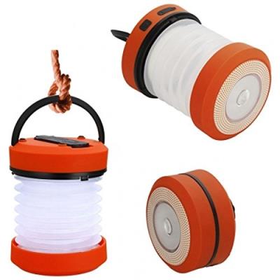 Cao lampe dynamo rétractable led orange
