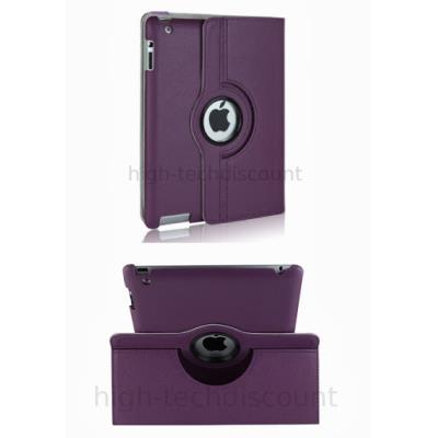 Housse etui coque pochette simi cuir pour Apple iPad Air 2  - MAUVE