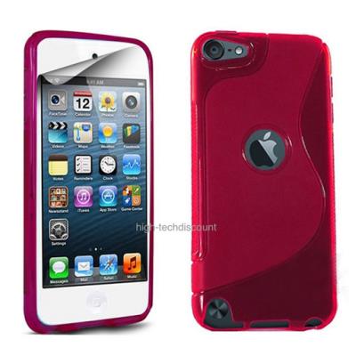 Housse etui coque pochette silicone gel fine pour Apple iPod Touch 6eme generation  - ROSE