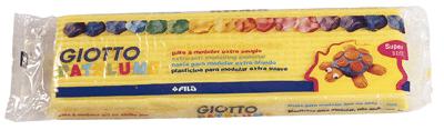 OMYACOLOR P&acirc;te &agrave; modeler pat'plume jaune - Pain de 350g