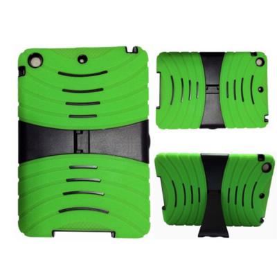 Coque antichoc silicone plastic stand pour Apple iPad 5 air- vert