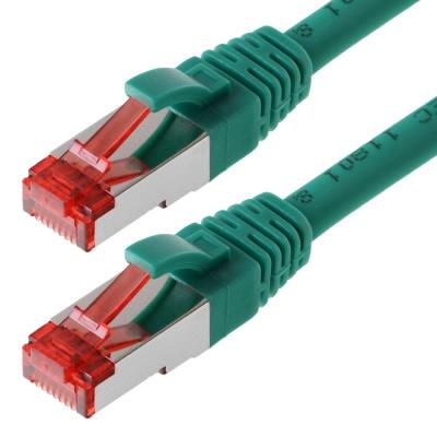 Patchcable s ftp (pimf) cat 6 verde 0,5m - patchcable avec schmalem knickschutz helos 118019