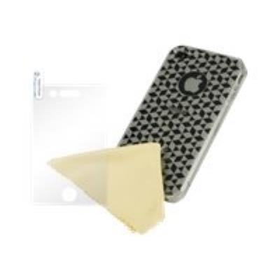 Logic3 Deluxe TPU Case - Beschermhoes voor mobiele telefoon - thermoplastic polyurethaan (TPU) - voor Apple iPhone 4