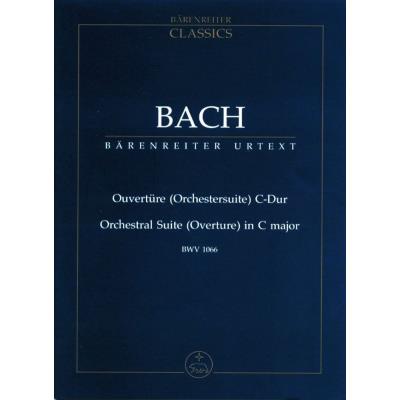 Partitions classique BARENREITER TASCHENPARTITUREN BACH J.S. - OUVERTURE C-DUR BWV 1066 - CONDUCTEUR POCHE Format poche