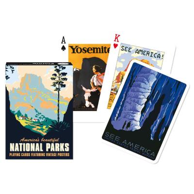 Jeu de cartes Professor puzzle Parc Nationaux Piatnik