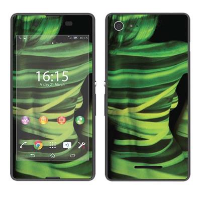 Skin stickers pour sony xperia e3 (sticker : femme en vert)