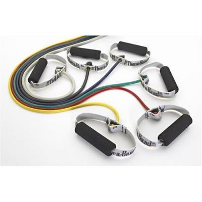 Thera-band tube élastique avec poignées vert fort 1,40 m