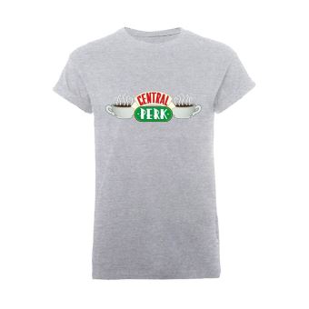 Femmes Amis Central Perk manches Rolled T-shirt: Medium - 1