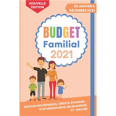 Livre Agenda Budget Famille Organisee 2021