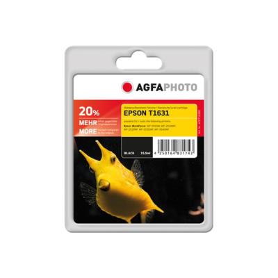 AgfaPhoto - zwart - gereviseerd - inktcartridge (alternatief voor: Epson T1631)