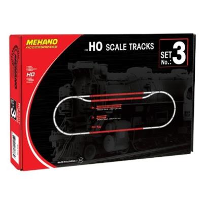 Mehano - f103 - modélisme ferroviaire - coffret de rails n°3