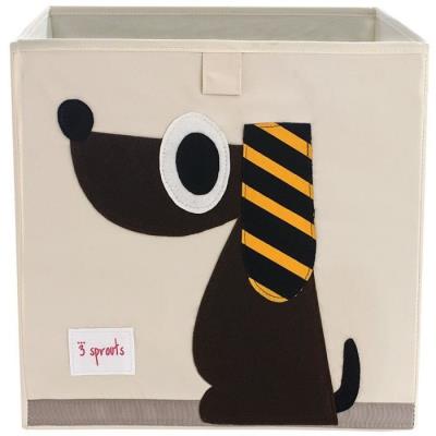Cube de Rangement Jouets Chien