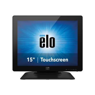 Elo 1523L - LED-monitor - 15 - aanraakscherm - 1024 x 768 @ 75 Hz - 250 cd/m² - 700:1 - 25 ms - DVI-D, VGA - luidsprekers - zwart