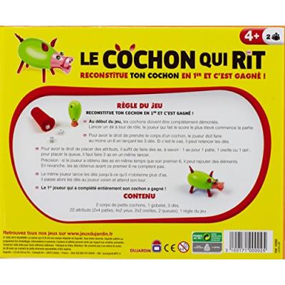 Jeu De Société Le Cochon Qui Rit - Version Occasion Pour S'amuser En Famille