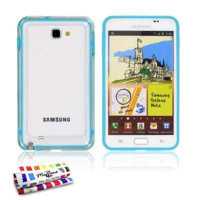 Bumper ORIGINAL Bleu lagon , Hybrid,  de MUZZANO pour SAMSUNG GALAXY N7000