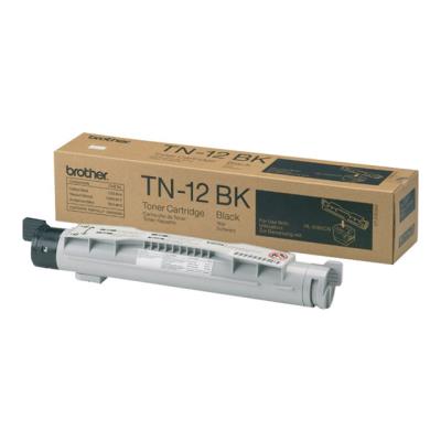 Brother TN12BK - zwart - origineel - tonercartridge