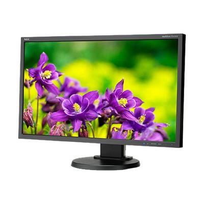 NEC MultiSync E243WMI-WH - LED-monitor - 23.8 (23.8 zichtbaar) - 1920 x 1080 Full HD (1080p) - IPS - 250 cd/m² - 1000:1 - 6 ms - DVI-D, VGA, DisplayPort - wit