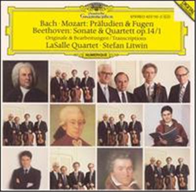 Bach, Mozart: Präludien & Fugen; Beethoven: Sonate & Quartett Op. 14/1