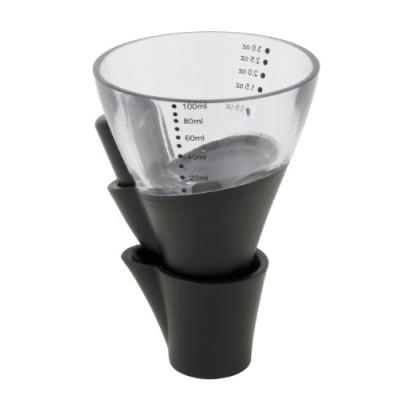 Leopold vienna lv00339 verre gradué pour bar avec fonctions de versement 75 x 225 mm