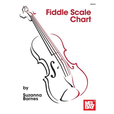 Méthodes et pédagogie MEL BAY BARNES SUZANNA FIDDLE SCALE CHART VIOLIN- VIOLIN Violon