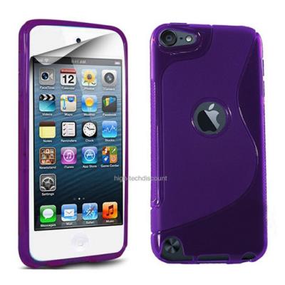 Housse etui coque pochette silicone gel fine pour Apple iPod Touch 6eme generation  - MAUVE