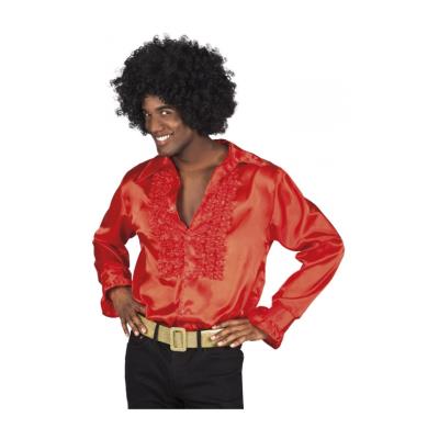 Chemise Disco Rouge - Adulte - Taille XL