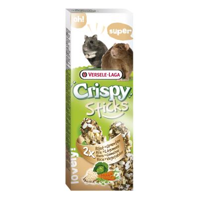 VERSELE LAGA Sticks Crispy Versele Laga pour hamsters et Rats Pop-corn et Miel 2 pièces