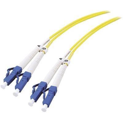 Duplex connecteur lc lc 9 125µ monomode os2 efb elektronik 2m jaune o0350.2