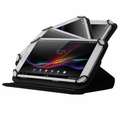 Mocca étui folio rotatif universel noir pour tablette 10