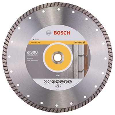 Bosch Disque à Tronçonner Diamanté Standard For Universal Turbo (300 X 20,00+25,40 X 3 X 10 Mm)