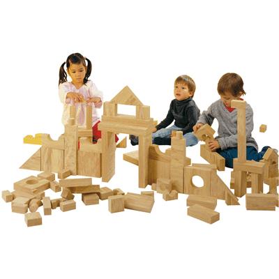 House Of Kids - Jeu de constructtion briques geantes en bois naturel