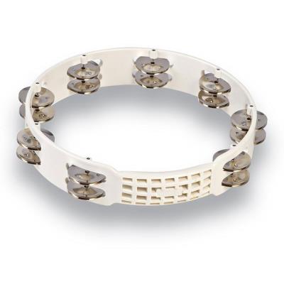Percussions Lp Latin Percussion Lpa192 Tambourins Aspire 10 Blanc Tambourin - Tamborim