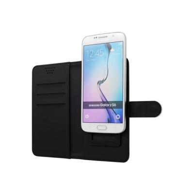 Muvit Universal Slider Case - Flip cover voor mobiele telefoon - blauw