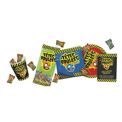 Kit anniversaire Têtes brûlées : 31 pièces et bonbons Upyaa
