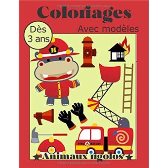 Coloriage avec Modèle en Couleur: Livre de coloriage avec modèle à suivre  pour enfant de 5 à 12 ans : animaux, plantes, véhicules … et pleins  d'autres