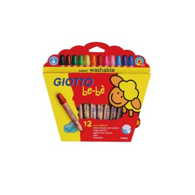 12 crayons couleur GIOTTO bébé - Crayon de couleur - Achat & prix