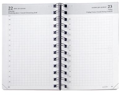 Brepols - Agenda De Poche 17cm 1j/p building  Noir