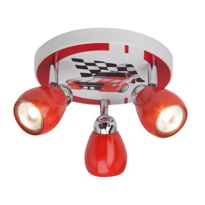 Brilliant Plafonnier LED Racing à 3 lampes