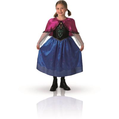 Déguisement Anna Frozen La reine des Neiges? Deluxe fille 7 à 8 ans