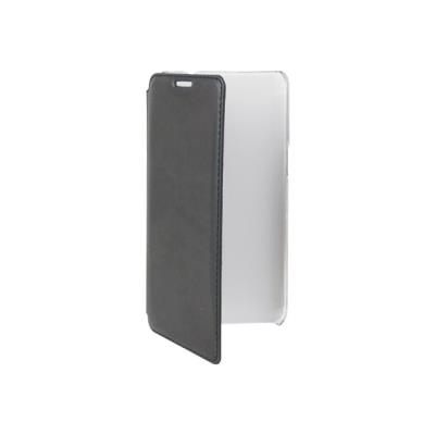Muvit Made in Paris Crystal Folio - Flip cover voor mobiele telefoon - polyurethaan - zwart - voor Samsung Galaxy Grand Prime